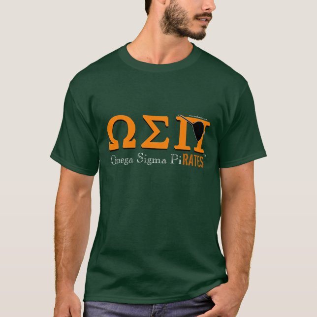 Omega Sigmapirater Tee Shirt (Framsida)