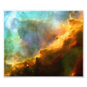 Omega/Svan Nebula (Hubble Telescope) Fototryck