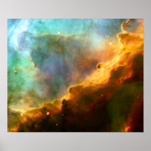 Omega/svanNebula (det Hubble teleskop) Poster