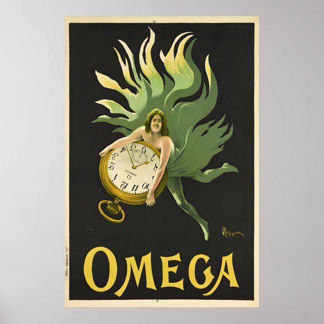 Omega Watch Affisch - Cappiello Affisch (Framsidan)