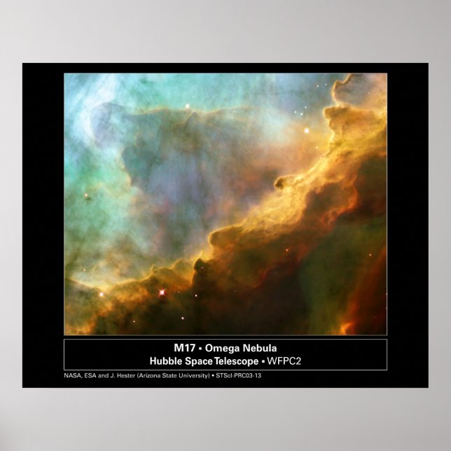 OmegaNebula-M17-2003-13a Poster (Framsidan)