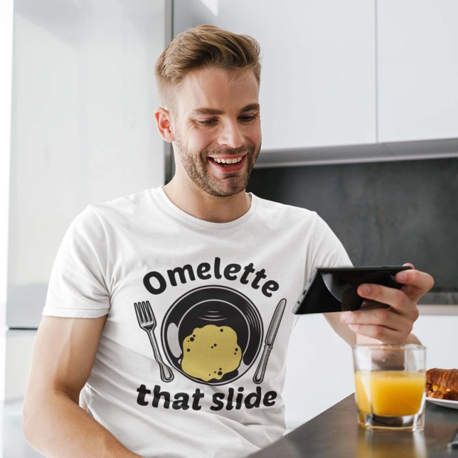 Omelet som bilden t shirt (funny breakfast omelette shirt)
