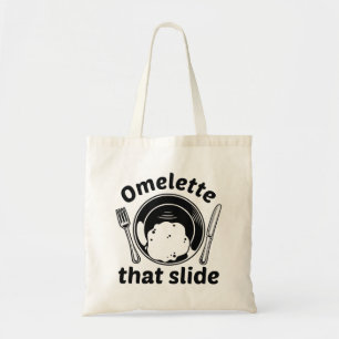 Omelet som bilden tygkasse