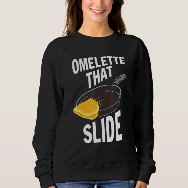 Omelet som bildskärm t shirt (Framsida)