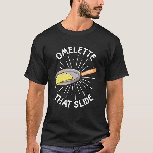 Omelet som kodar för äggbrykosten t shirt (Framsida)