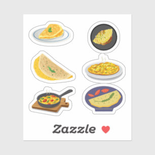 Omelet Stickers Klistermärken