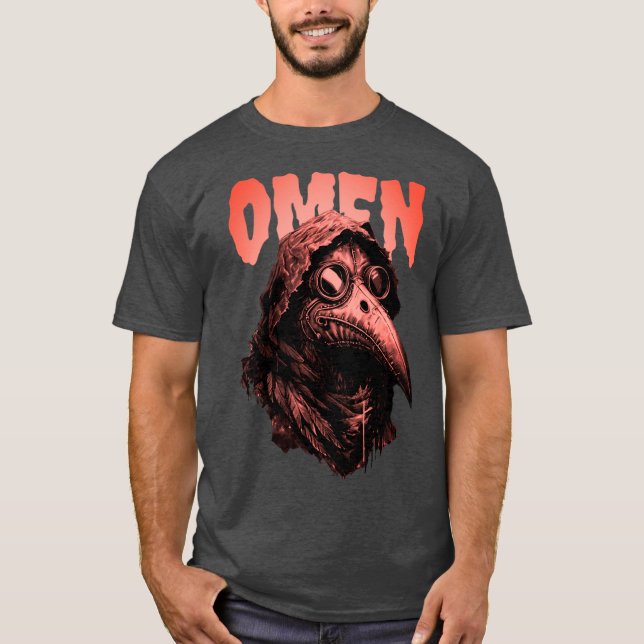 "Omen Plague Doktor Mask T-Shirt (Framsida)