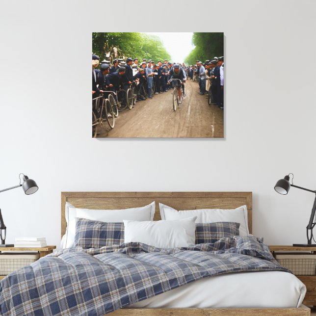 Omer Beaugendre Henri Cornet Tour de France 1908  Canvastryck (Insitu (sovrum))