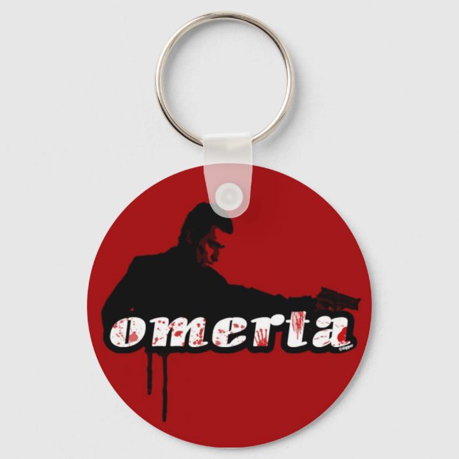 Omerta Keychain for wiseguards' nycklar Nyckelring (Framsida)