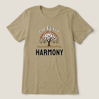 Omfamna Abstrakt Harmoni Träd T Shirt