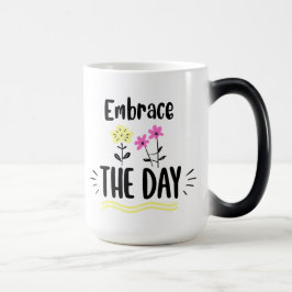 Omfamna Dagens Inspirerande Citat Mugg