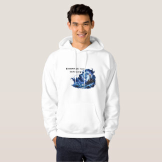 Omfamna de oändliga kosmiska drömmarna hoodie