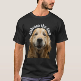 Omfamna Derp Derpy Hund Derpy Golden Retriever T Shirt