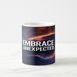 Omfamna det oväntade kaffemugg