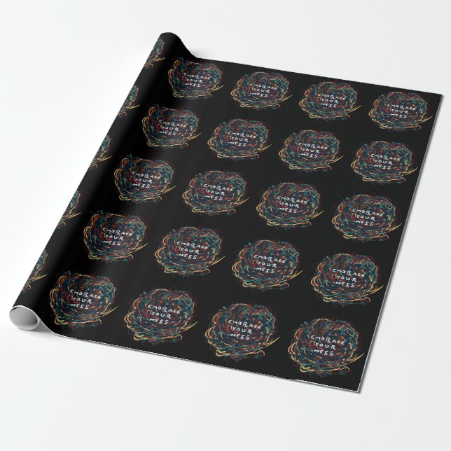 Omfamna ditt kaos presentpapper (Utrullad)