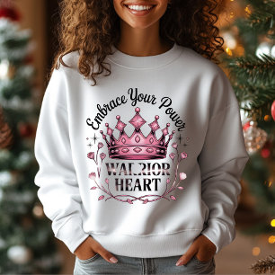 Omfamna Ditt Krigarkraft Hjärtat T-Shirt