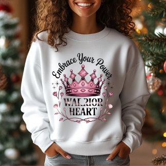 Omfamna Ditt Krigarkraft Hjärtat T-Shirt