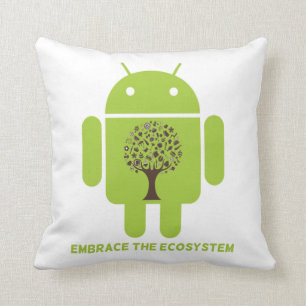 Omfamna ekosystemet (krypDroid det bruna träd) Kudde