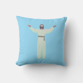 Omfamna Jesus - Kuddslip i ljusblått Kudde