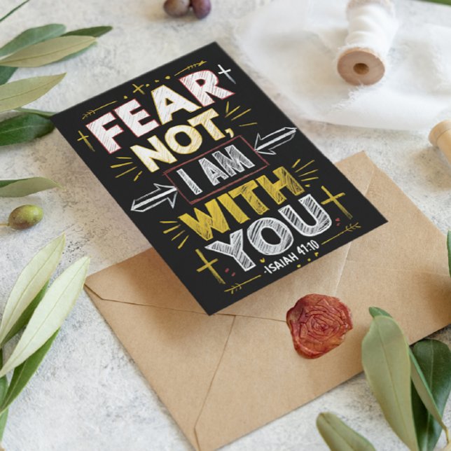 Omfamna mod, jag är vid din sida vykort (Skapare uppladdad)