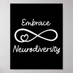 Omfamna Neurodiversitet Autism Medvetenhet Lärare  Poster