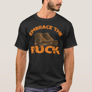 Omfamna Ruck Vandrarskor Tidigare Militär T Shirt