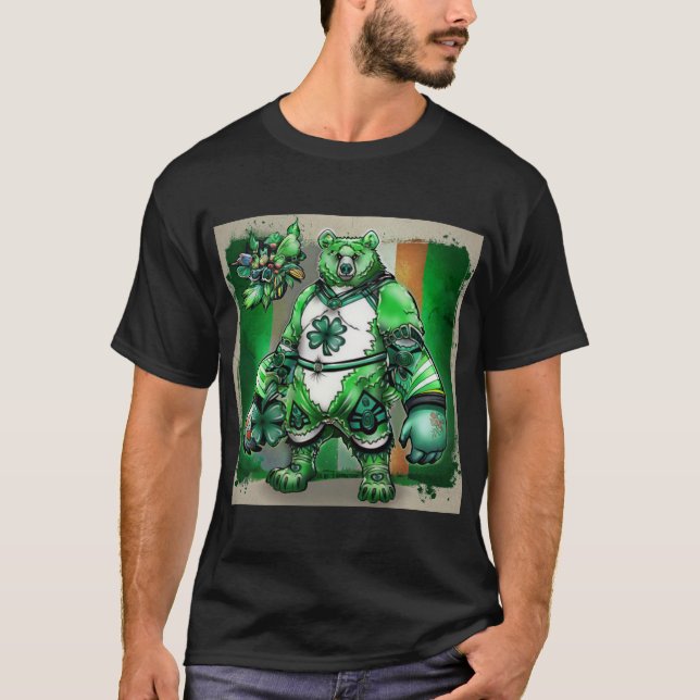 Omfamna St. Patrick's Day-andan T Shirt (Framsida)