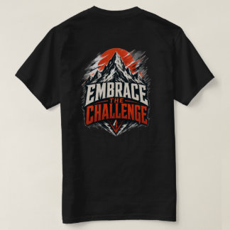 Omfamna Utmaningen Berg Grafisk T-Shirt