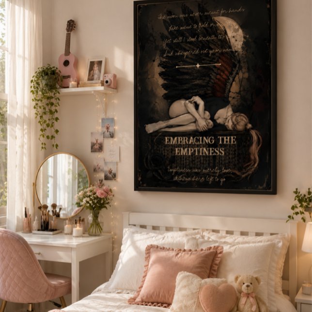 Omfamnar den tomma Dark Romantic Gothic   Poster (Skapare uppladdad)