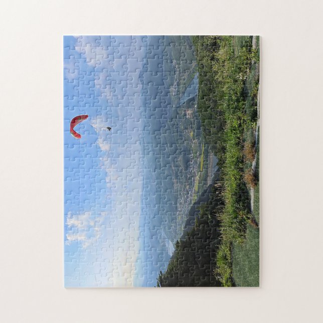 Omfamnar himlen eller frihetens kurvor pussel (Vertikal)
