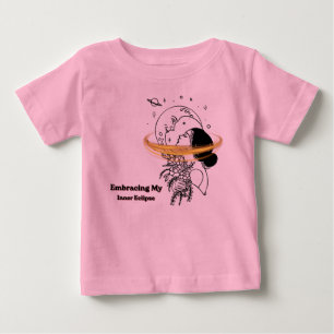 Omfamnar min inre förmörkelse Celestial Moon Linje T Shirt