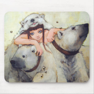 Omfamningar av en drivaMonger Mousepad Musmatta