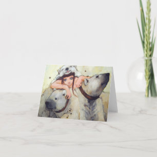 Omfamningar av en drivaMonger Notecard Kort