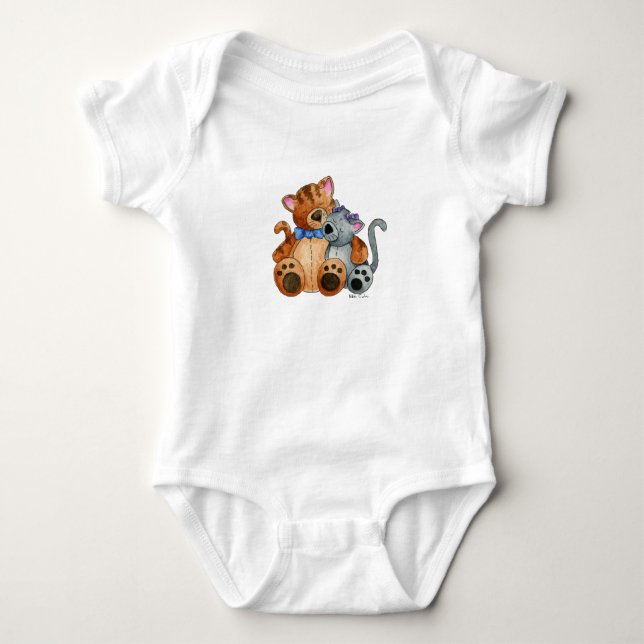 Omfamningkattungar ett biet tee (Framsida)