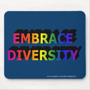 Omfamningmångfald Mousepad Musmatta