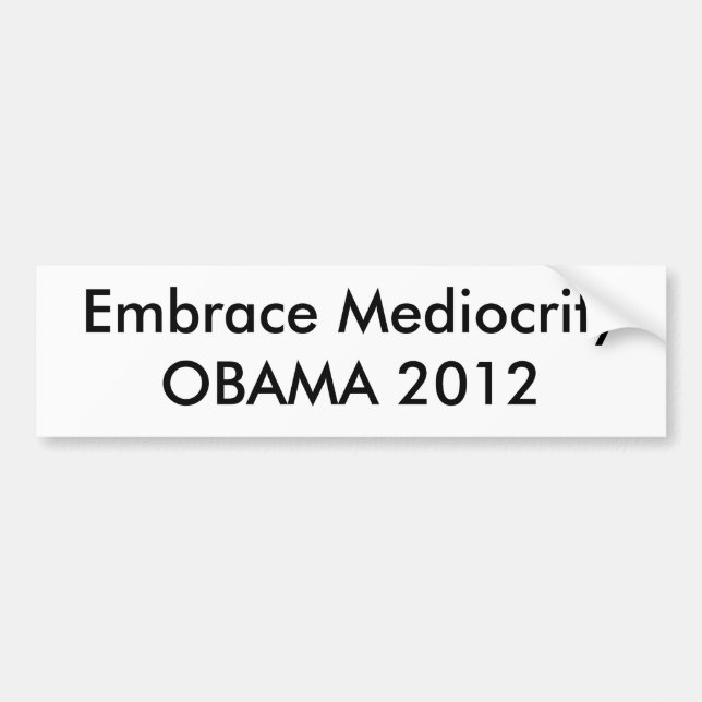 Omfamningmedelmåtta OBAMA 2012 Bildekal (Framsidan)