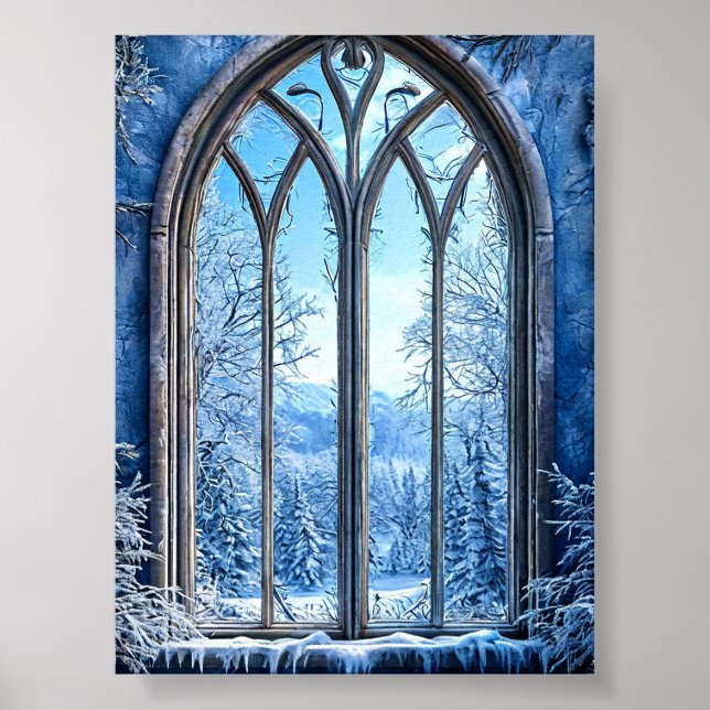 Omfång fönsterlandskap poster (Framsidan)