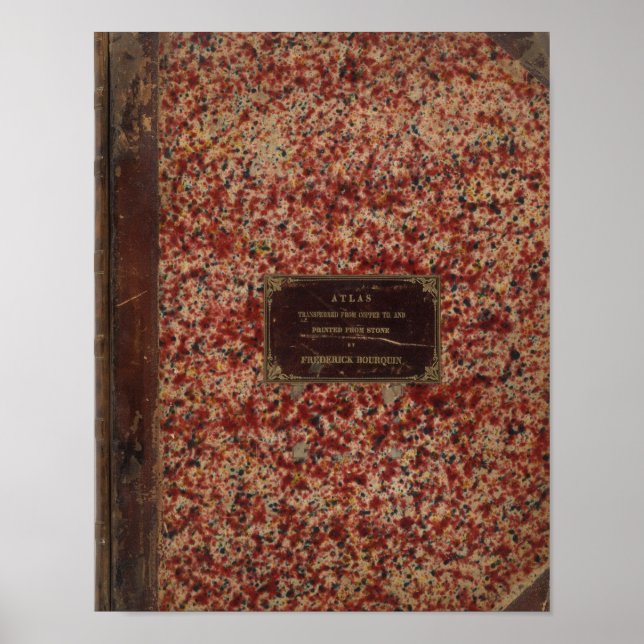 Omfattar ny universell atlas poster (Framsidan)