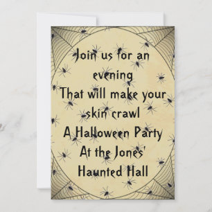 Omfattas av inbjudan till Spiders Halloween fest