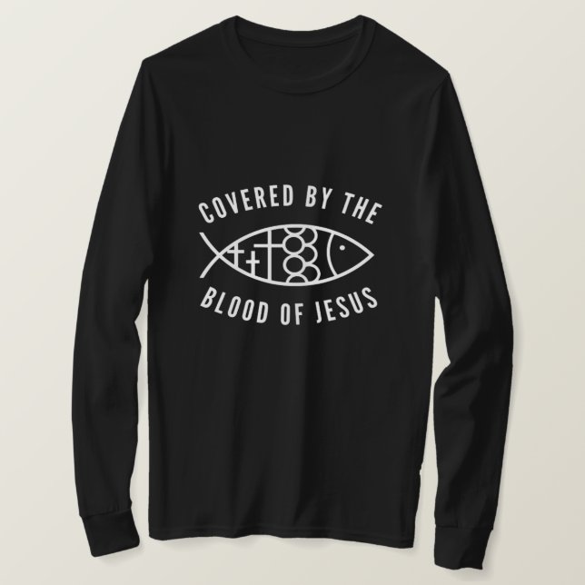 Omfattas av Långärmaden för " UNisex " i blodet "  T Shirt (Design framsida)