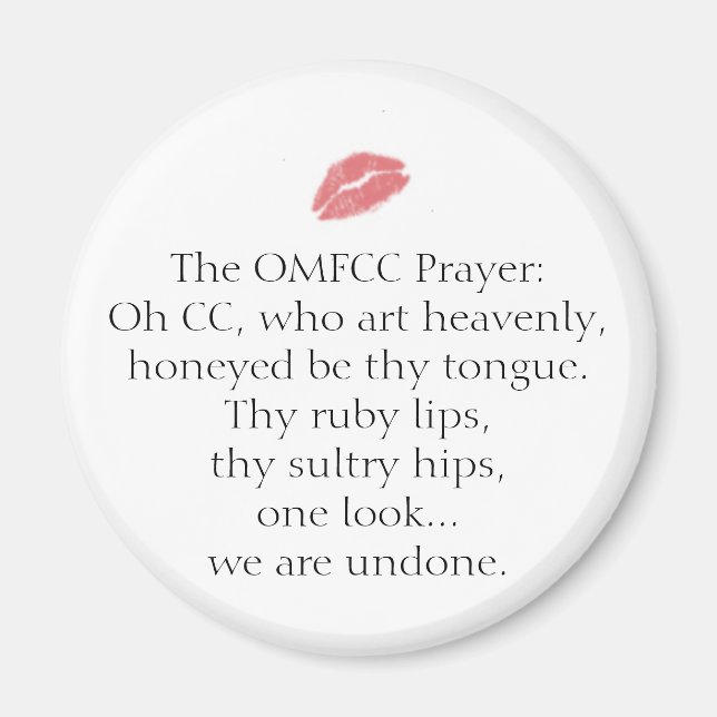 OMFCC Prayer Magnet (Framsidan)