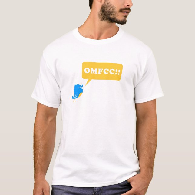 OMFCC!! skjortavitdesign T Shirt (Framsida)