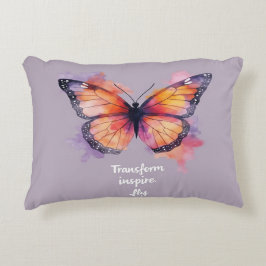 Omforma, inspirera, flyga - Motivering Prydnadskudde