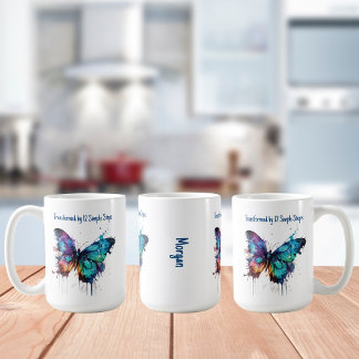 Omformad med 12 enkla steg - anpassat namn kaffemugg