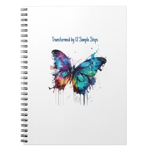 Omformad med 12 enkla steg anteckningsbok (Framsidan)