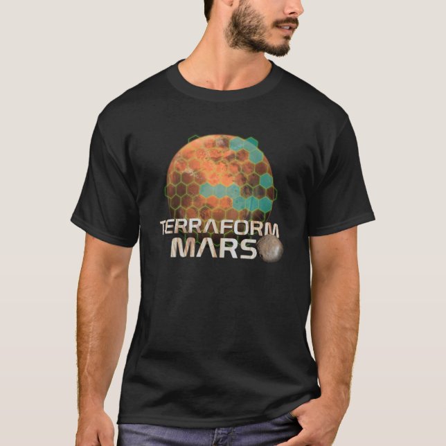 Omformningsmärken - Hex Karta Design T Shirt (Framsida)