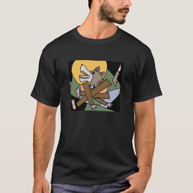 Omformningsskjorta för Werewolf AW T-shirt (Framsida)