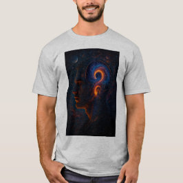 Omg Abstrakt Red Human Head Art T-Shirt - premie