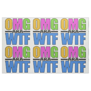 OMG alias WTF-anpassningsbarnas struktur Tyg