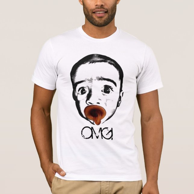 OMG-bebisT-tröja T Shirt (Framsida)